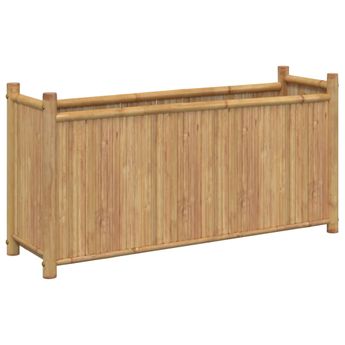 vidaXL Planter 39.4"x11.8"x19.7" Bamboo