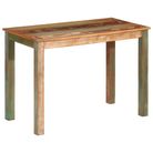vidaXL Dining Table 43.3"x21.7"x29.9" Solid Wood Reclaimed