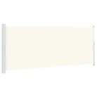 vidaXL Patio Retractable Side Awning 78.7"x196.9" Cream