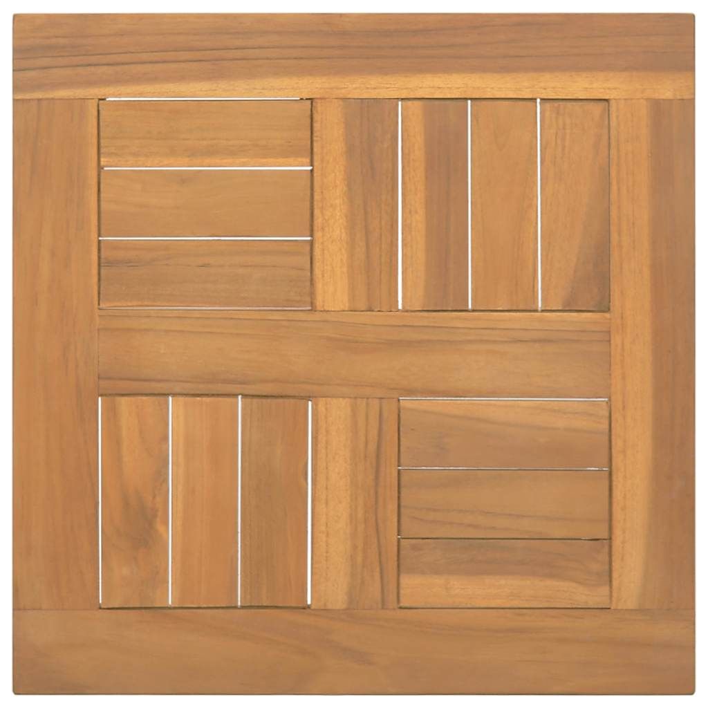 vidaXL Square Table Top 40x40x2.5 cm Solid Wood Teak