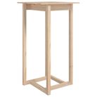 vidaXL Bar Table 23.6"x23.6"x43.3" Solid Wood Pine