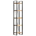vidaXL 5-Tier Bookcase 39x30x180 cm Solid Mango Wood