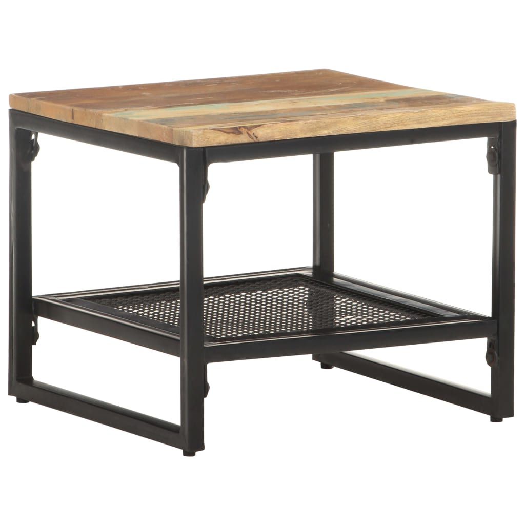 vidaXL Side Table 40x40x35 cm Solid Reclaimed Wood