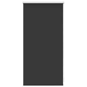 vidaXL Roller Blind Blackout 44.4x100 cm Fabric Width 40 cm Black
