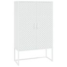 vidaXL Highboard White 80x35x135 cm Steel