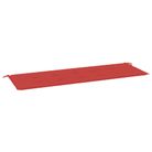 vidaXL Garden Bench Cushion Red 150x50x3 cm Oxford Fabric