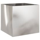 vidaXL Planter Silver 19.3"x18.5"x18.1" Stainless Steel