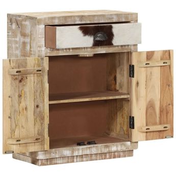 vidaXL Sideboard 60x30x75 cm Solid Mango Wood