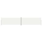 vidaXL Retractable Side Awning Cream 78.7"x393.7"