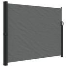 vidaXL Retractable Side Awning Anthracite 63"x196.9"