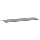 vidaXL Garden Bench Cushion Gray 78.7"x19.7"x2.8" Oxford Fabric