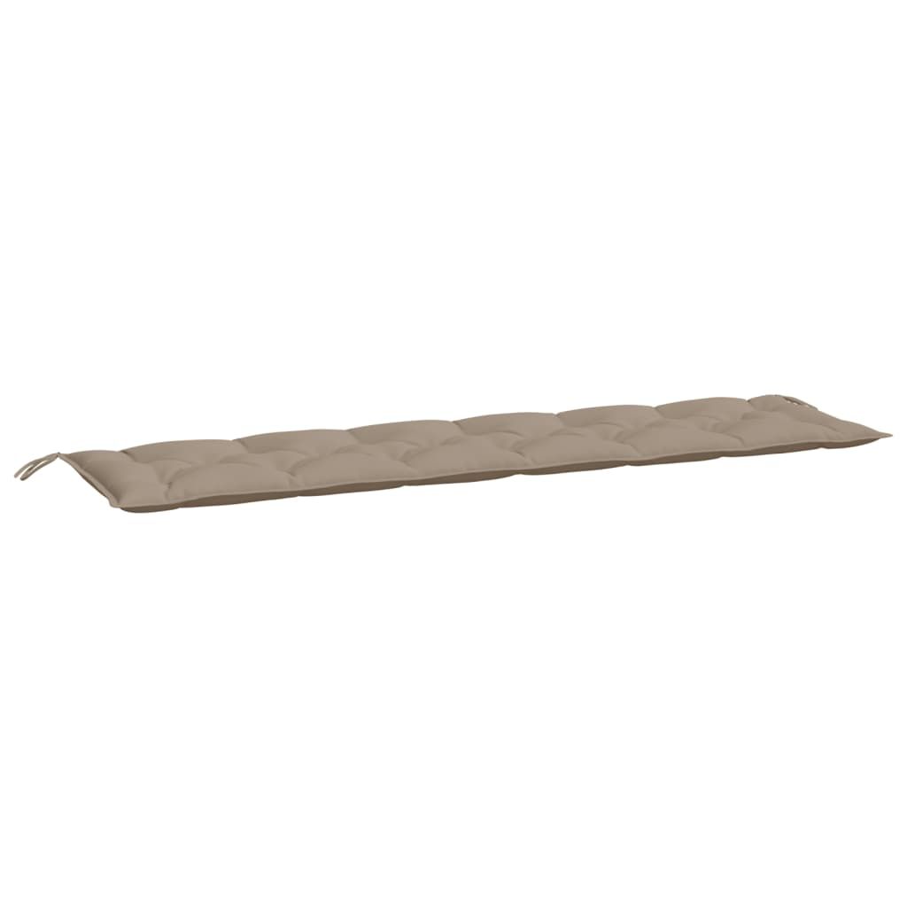vidaXL Garden Bench Cushion Taupe 78.7"x19.7"x2.8" Oxford Fabric