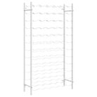vidaXL Wine Rack for 72 Bottles White Metal
