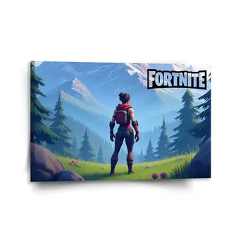 Sablio Obraz FORTNITE Horská krajina - 120x80 cm