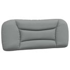 vidaXL Headboard Cushion "Hvar" Light Gray 39.4" Fabric