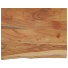 vidaXL Wall Shelf 40x30x3.8 cm Rectangular Solid Wood Acacia Live Edge