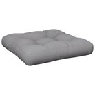 vidaXL Pallet Cushion Gray 23.6"x23.6"x4.7" Fabric