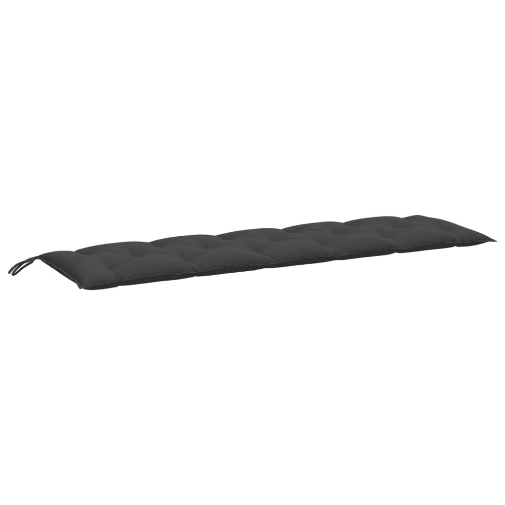 vidaXL Garden Bench Cushion Melange Anthracite 70.9"x19.7"x2.8" Fabric