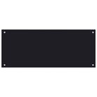 vidaXL Kitchen Backsplash Black 100 x 40 cm Tempered Glass