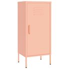 vidaXL Storage Cabinet Pink 16.7"x13.8"x40" Steel