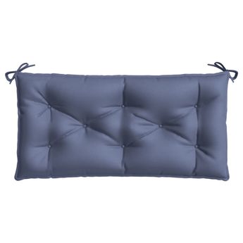 vidaXL Garden Bench Cushion Navy Blue 100x50x7cm Oxford Fabric