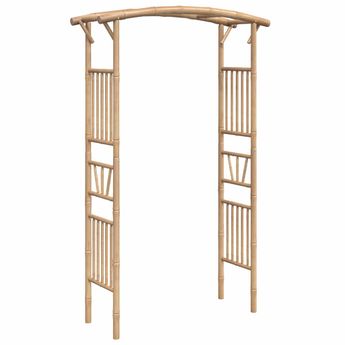 vidaXL Rose Arch Bamboo 46.5"x15.7"x73.6"