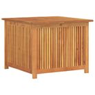 vidaXL Patio Storage Box 29.5"x29.5"x22.8" Solid Wood Acacia