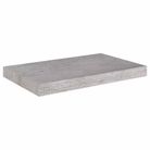 vidaXL Floating Wall Shelf Concrete Gray 19.7"x9.1"x1.5" MDF