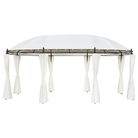 vidaXL Gazebo Cream White 208.7"x137.8"x104.3"