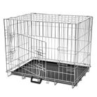 vidaXL Foldable Dog Bench M Metal
