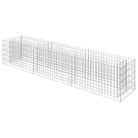 vidaXL Gabion Raised Bed Galvanised Steel 270x50x50 cm
