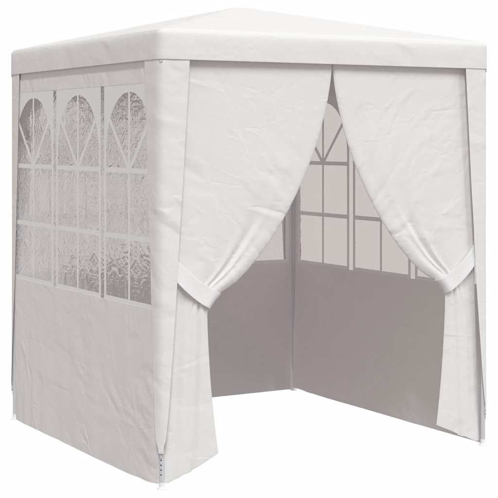 vidaXL Professional Party Tent with Side Walls 6.6'x6.6' White 0.3 oz/ftÂ²
