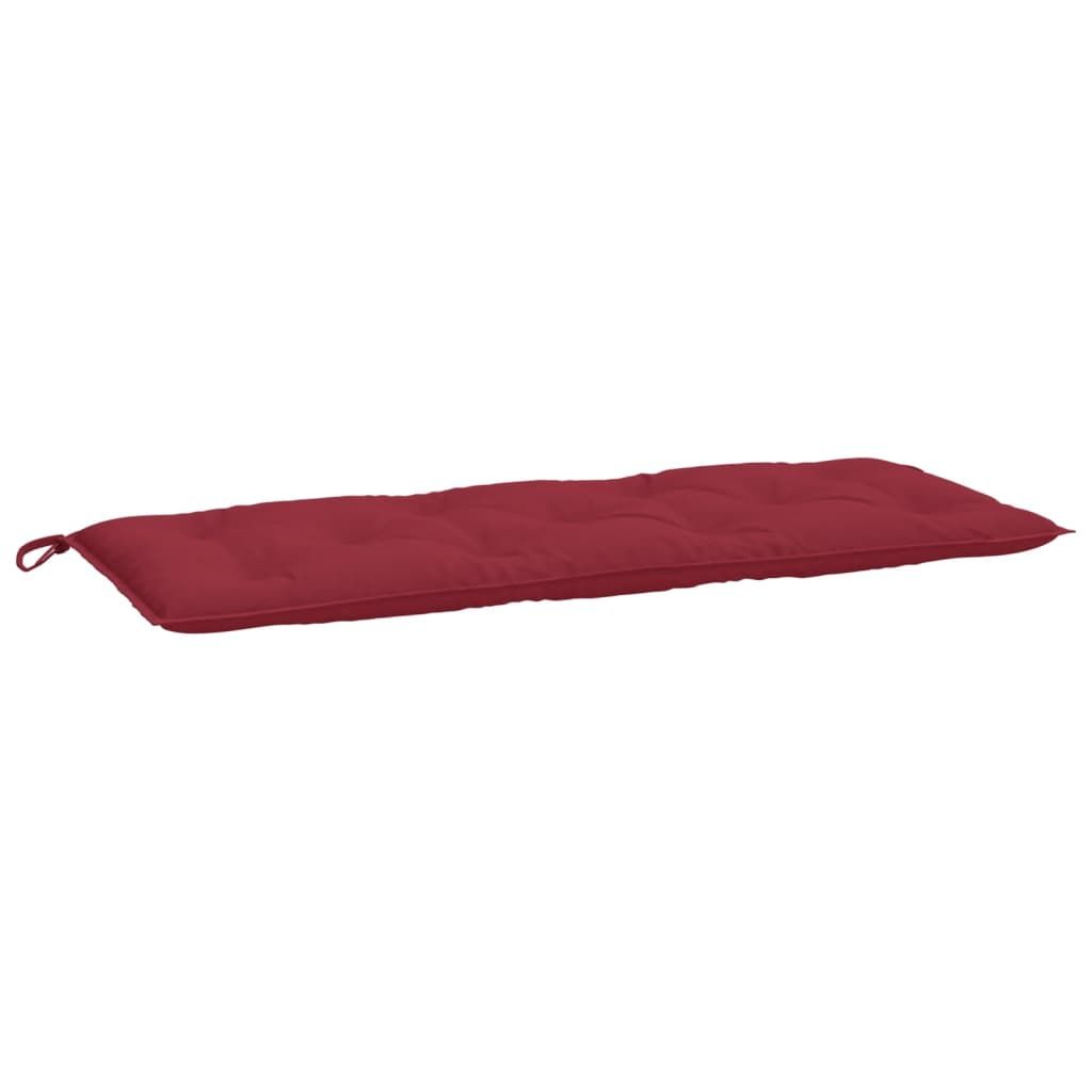 vidaXL Garden Bench Cushion Wine Red 47.2"x19.7"x2.8" Oxford Fabric