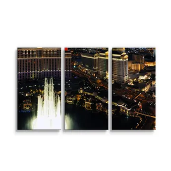 Sablio Obraz - 3-dílný Las Vegas - 120x80 cm