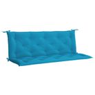 vidaXL Garden Bench Cushion Light Blue 59.1"x(19.7"+19.7")x2.8" Oxford Fabric