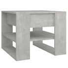 vidaXL Coffee Table Concrete Grey 55.5x55x45 cm Engineered Wood