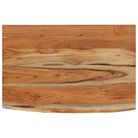 vidaXL Wall Shelf 50x30x3.8 cm Rectangular Solid Wood Acacia Live Edge