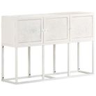 vidaXL Sideboard 115x30x76 cm Solid Mango Wood