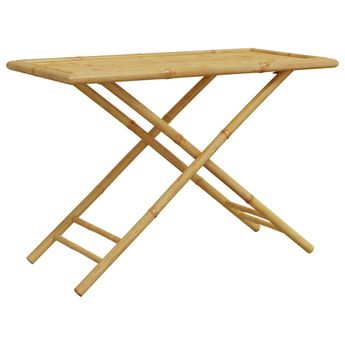 vidaXL Folding Patio Table 43.3"x21.7"x29.5" Bamboo