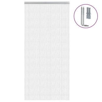 vidaXL Chain Door Fly Screen 39.4x78.7" Aluminium