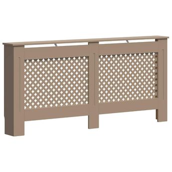 vidaXL Radiator Cover 67.7"x7.5"x32.1" MDF