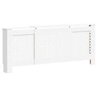 vidaXL MDF Radiator Cover White 80.7"