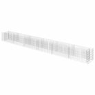 vidaXL Gabion Raised Bed Galvanized Steel 212.6"x19.7"x19.7"