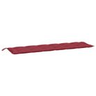 vidaXL Garden Bench Cushion Wine Red 78.7"x19.7"x2.8" Oxford Fabric