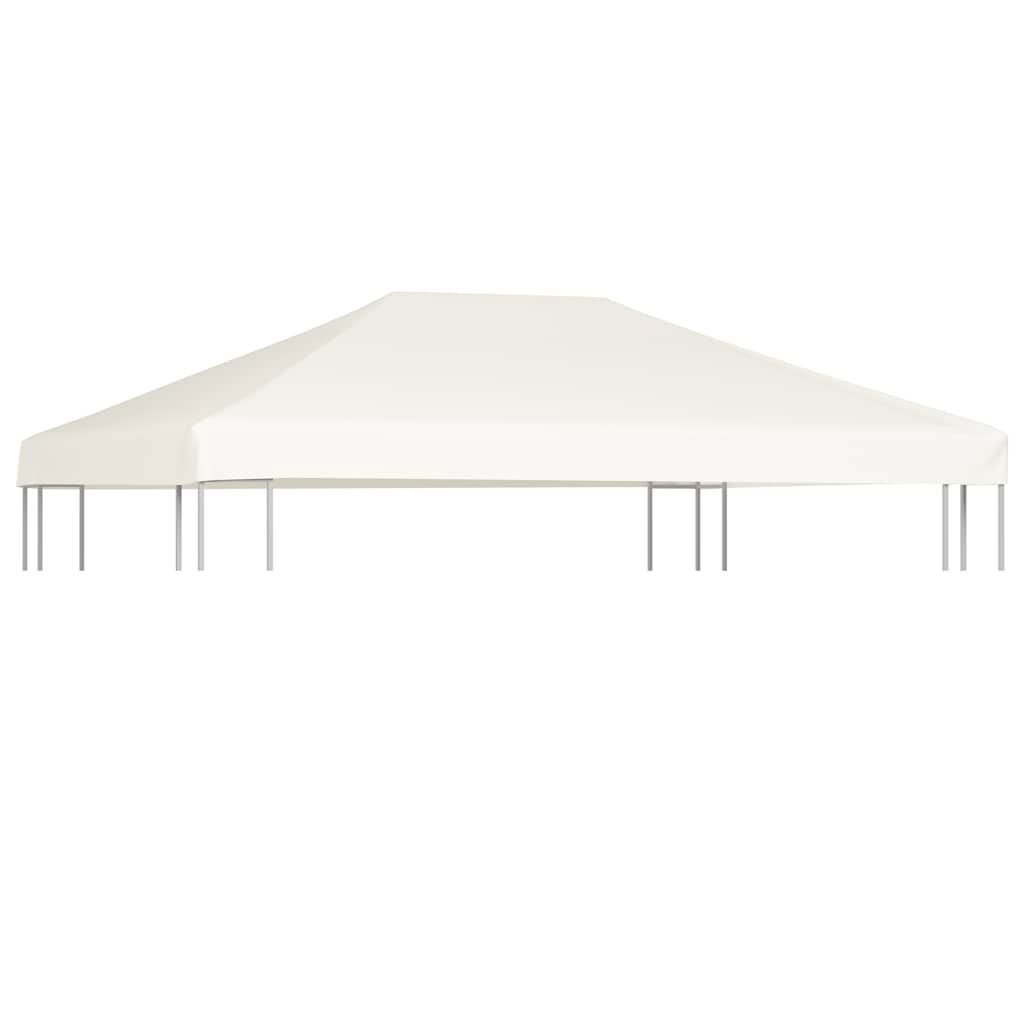vidaXL Gazebo Top Cover 1 oz/ftÂ² 13.1'x9.8' Cream White