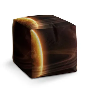 Sablio Taburet Cube Vesmír - 40x40x40 cm