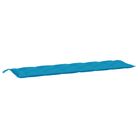 vidaXL Garden Bench Cushion Light Blue 78.7"x19.7"x2.8" Oxford Fabric