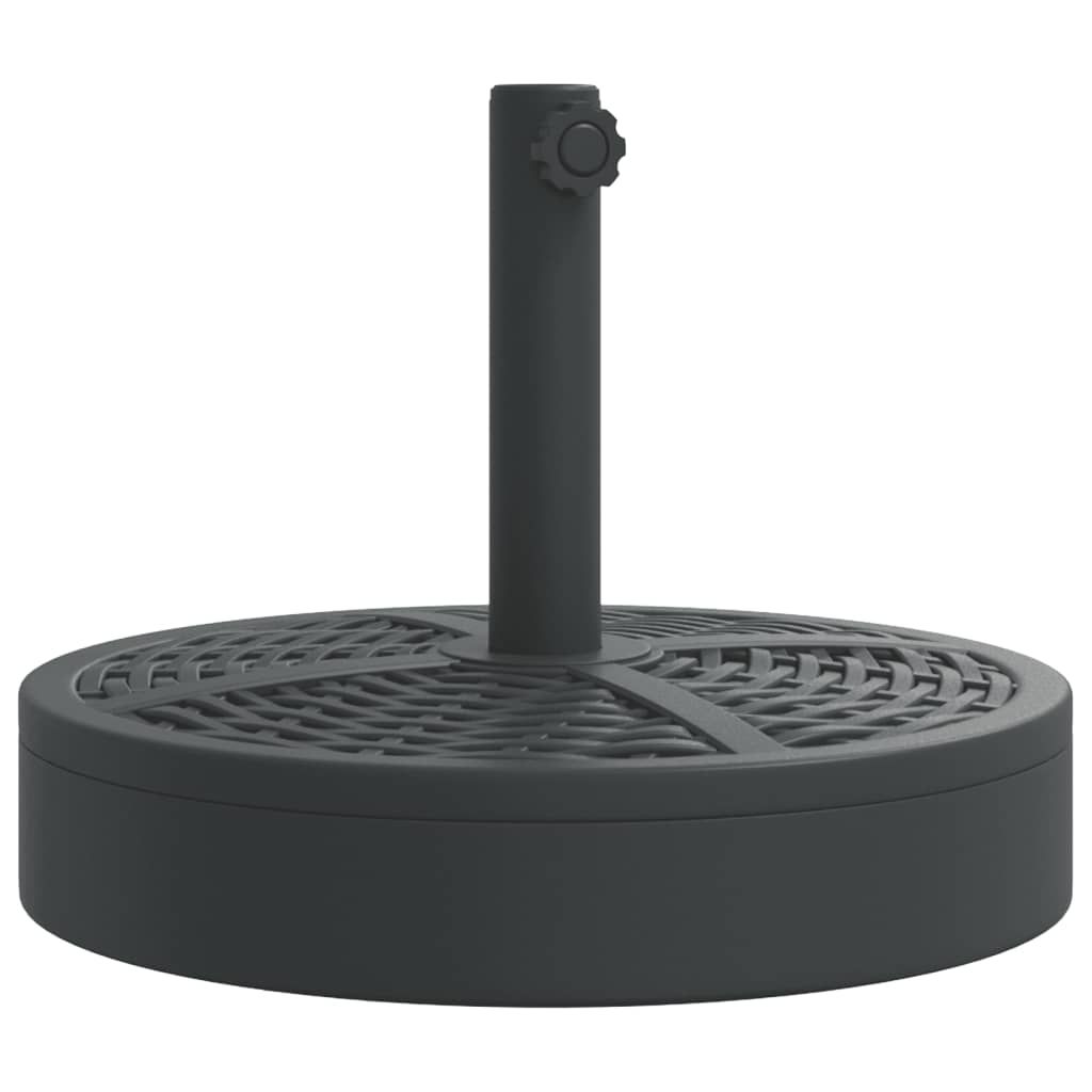 vidaXL Parasol Base for Ã1.5"/1.9" Poles 55.1 lb Round