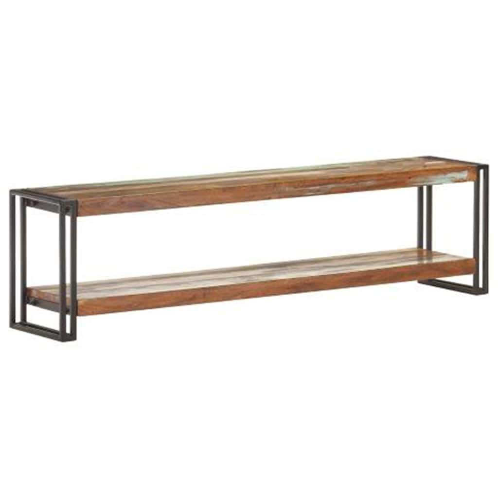 vidaXL TV Stand 59.1"x11.8"x15.7" Solid Reclaimed Wood