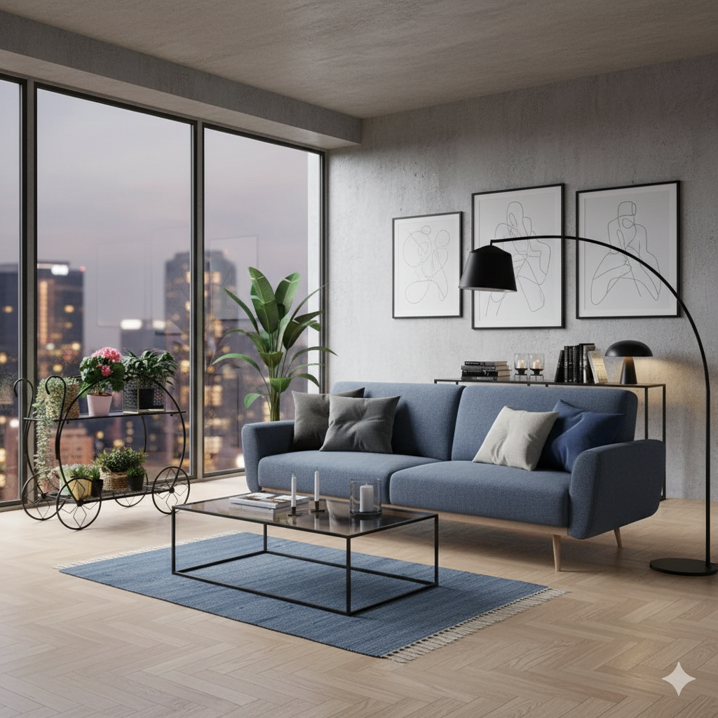 Design living room with a touch of elegance